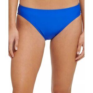 Tommy Hilfiger Womens Large Classic Hipster Swim Bikini Bottoms in Blue $48 1907
